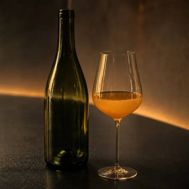 Illustrative Italian skin-contact orange wine